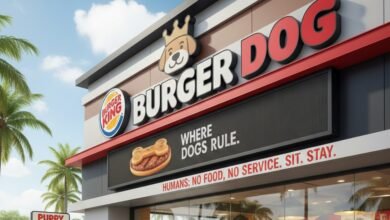 Burger king opens first restaurant where dogs eat burgers and humans wait