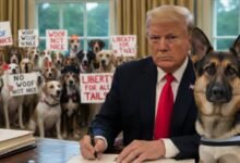 Trump signs executive order creating “PAW ICE” to deport undocumented dogs