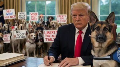 Trump signs executive order creating “PAW ICE” to deport undocumented dogs